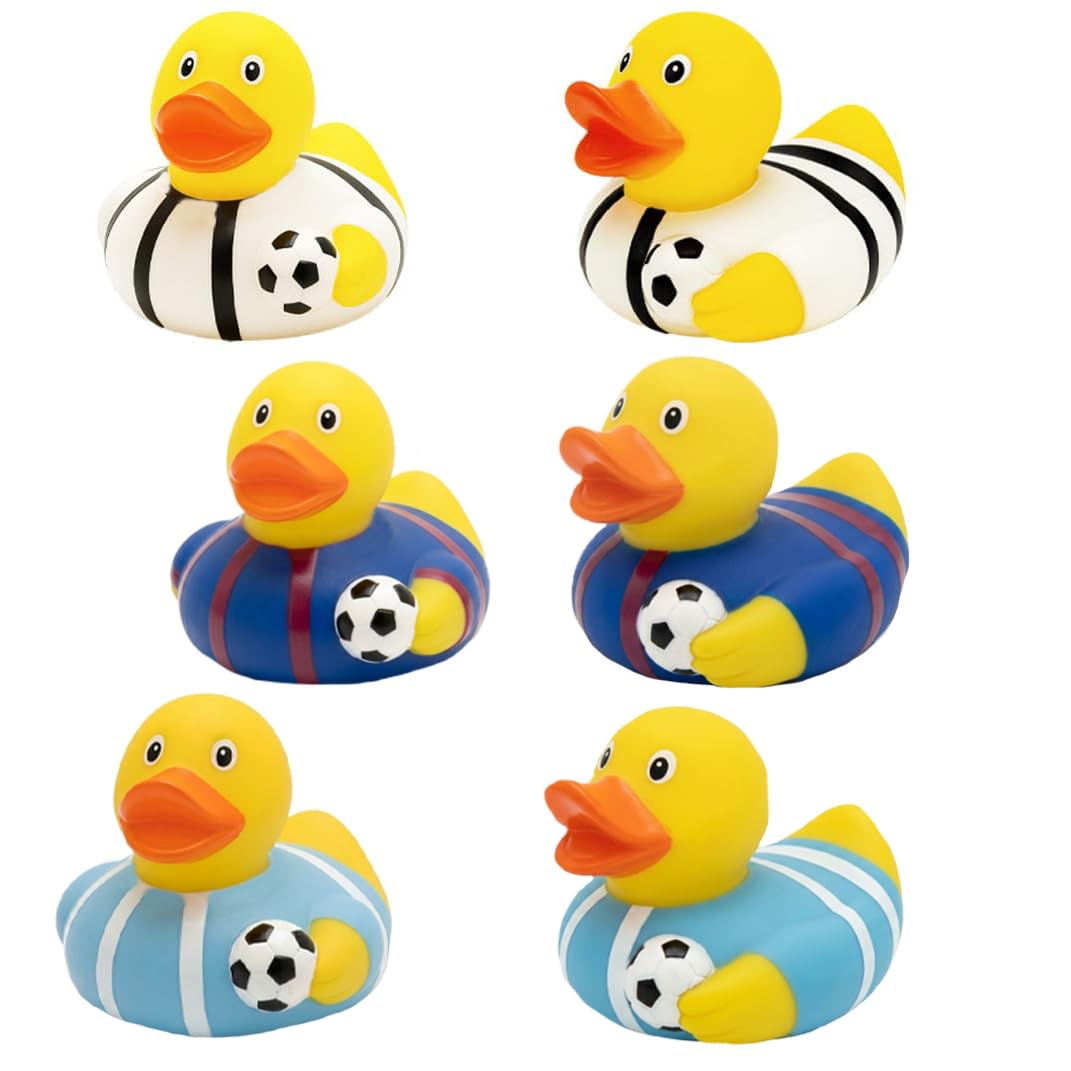 Amazon.com: The Dreidel Company Soccer Rubber Duck Toy Sports